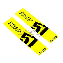 Cargar imagen en el visor de la galería, Gram Lights 57DR/57CR Spoke Sticker Luminous Yellow (2 PCS)