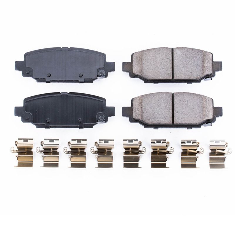 Power Stop 18-19 Jeep Wrangler Rear Z17 Evolution Ceramic Brake Pads w/Hardware