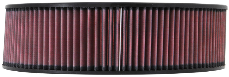 K&N E-3730 Custom High-Flow Round Air Filter 14in OD 4in Height — Universal Fit