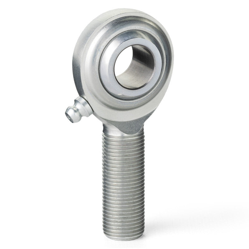 QA1 C Series 2-Pc Rod End - Male/Right Hand - .4375in Bore x 7/16-20 w/Zerk - Carbon Steel