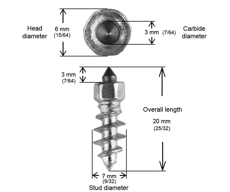 Igrip 18MM Standard Screw Studs QTY 150 (ST-18150R)