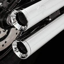 Cargar imagen en el visor de la galería, Vance &amp; Hines HD Softail 18-22 Eliminator S/OS Chrome Slip-On Exhaust