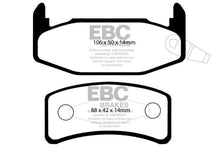 Cargar imagen en el visor de la galería, EBC 88-90 Buick Regal 2.8 Greenstuff Rear Brake Pads