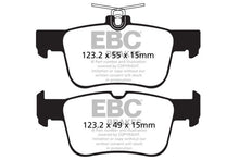 Cargar imagen en el visor de la galería, EBC 13+ Ford Fusion 1.6 Turbo Greenstuff Rear Brake Pads