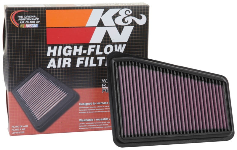 K&N 33-5068 Right Side Drop-In Air Filter — Fits 2019-2024 Genesis G70, 2018-2023 Kia Stinger GT