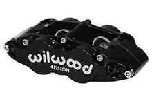 Cargar imagen en el visor de la galería, Wilwood Caliper-Forged Superlite 4R 1.38/1.38in Pistons 0.81in Disc Black