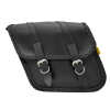 Willie & Max Universal Braided Standard Slant Saddlebags (14 in L x 12 in W x 5.5 H) - Black (58701-20)