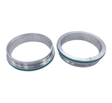 Cargar imagen en el visor de la galería, Granatelli Stainless Steel Dual Seal Clamp 4.0in Weld-On Ferrule Set