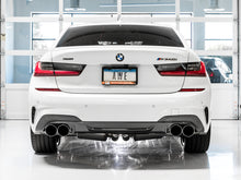 Cargar imagen en el visor de la galería, AWE Tuning 2019+ BMW M340i (G20) Non-Resonated Touring Edition Exhaust - Quad Chrome Silver Tips