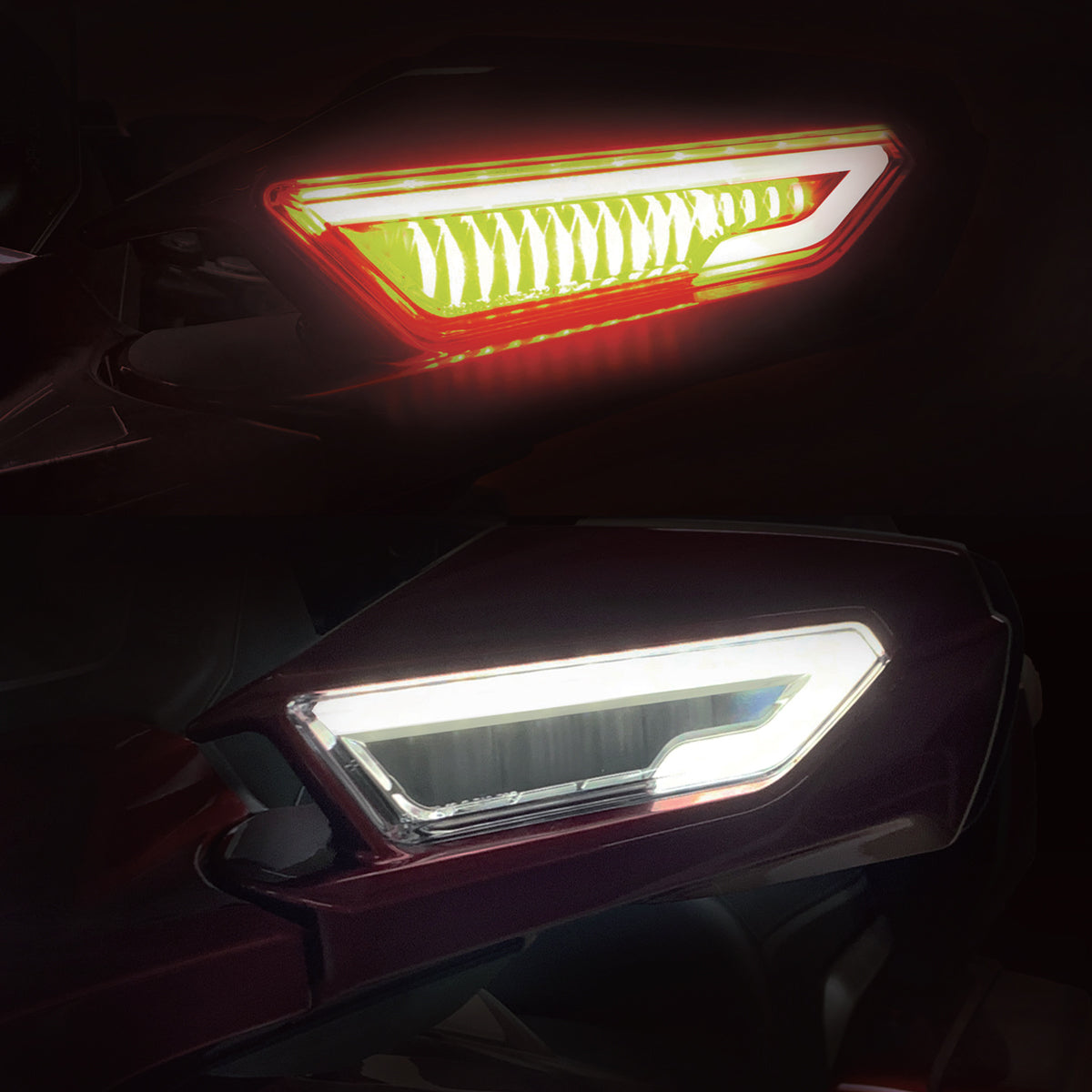 Pathfinder LED Mirror SEQ TS w/DRL Clear HON GL (GW3DTC)