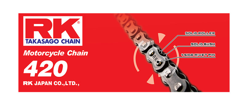 RK Chain 420-110 Standard Drive Chain - 110 Links