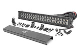 Rough Country 20 Inch Black Series LED Light Bar | Dual Row | Amber DRL