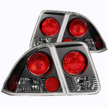 Cargar imagen en el visor de la galería, ANZO 2001-2004 Honda Civic Taillights Black