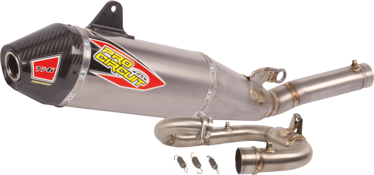 PRO Circuit TI-6 Titanium System w/Carbon END-CAP (0332625F)
