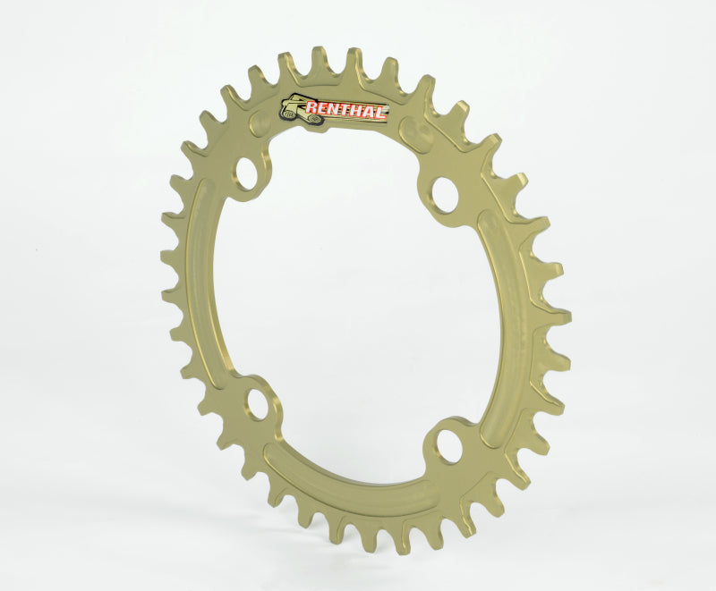 Renthal 1XR Chainring 104 mm. BCD 36T - Hard Andoized Aluminum Gold