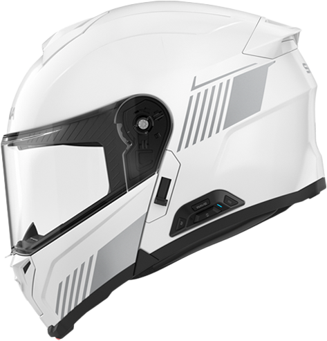 SENA Specter Smart Flip UP Helmet White MD (SPECTER-GW00M1)