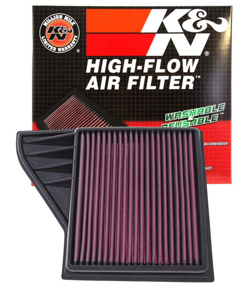K&N 33-2431 Drop-In Air Filter for Ford Mustang GT 4.6L V8 2010-2014