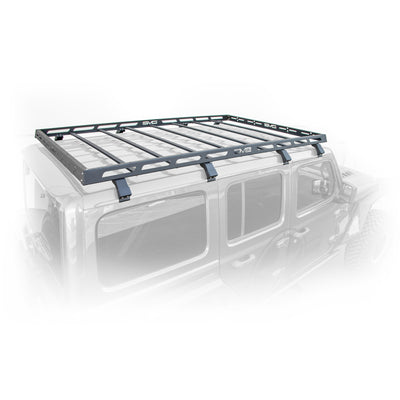 DV8 Offroad 4-Door Roof Rack — Fits 2018-2025 Jeep Wrangler JL