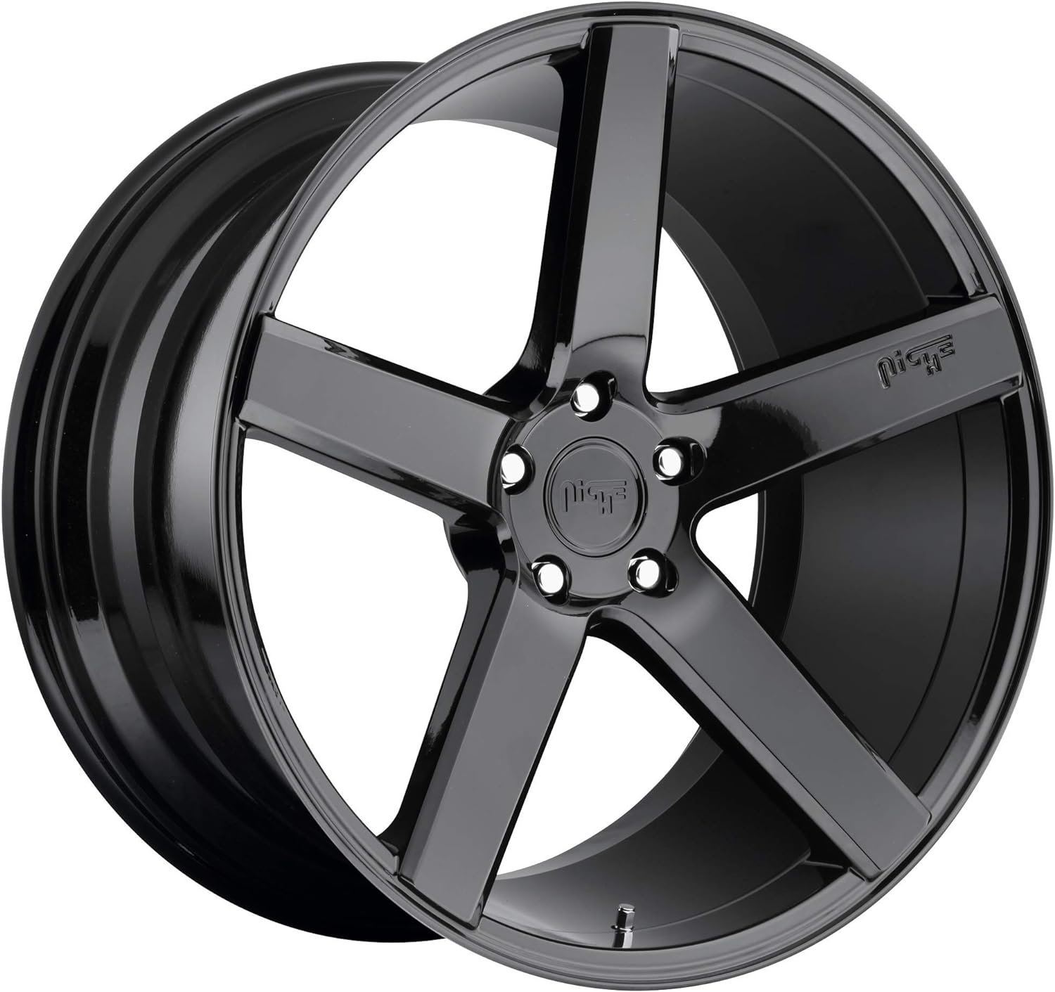Niche Milan M188 20x10 Gloss Black Wheel — 5x114.3 Bolt Pattern