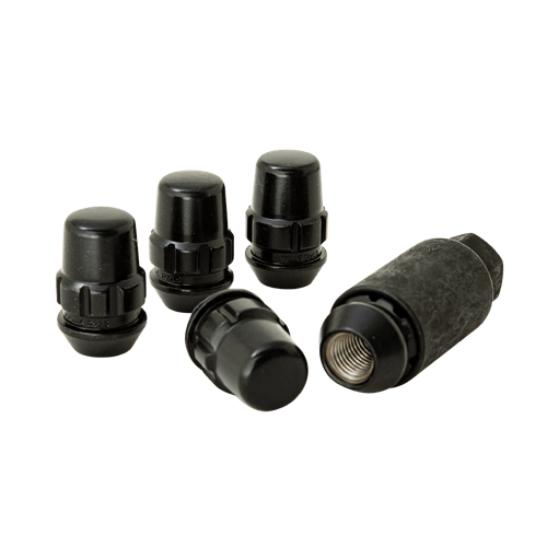 GORILLA LOCK ACORN 12-1.50 BLK 5PK