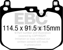 Cargar imagen en el visor de la galería, EBC 2018+ BMW X2 Yellowstuff Front Brake Pads