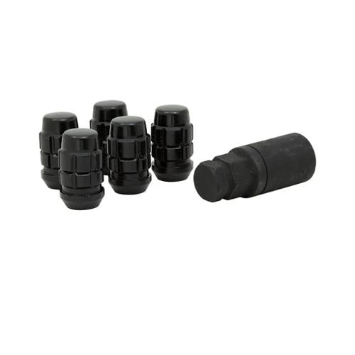 GORILLA LOCK ACORN 14-1.50 BLK 5PK