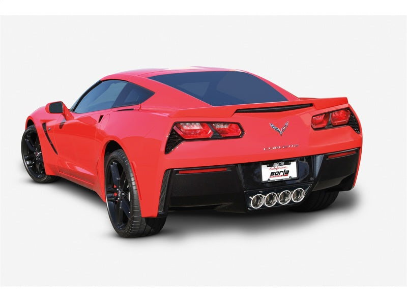 Borla 14-15 Chevy Corvette C7 sin AFM sin NPP Escape de sección trasera Atak Puntas Quad Rd RL