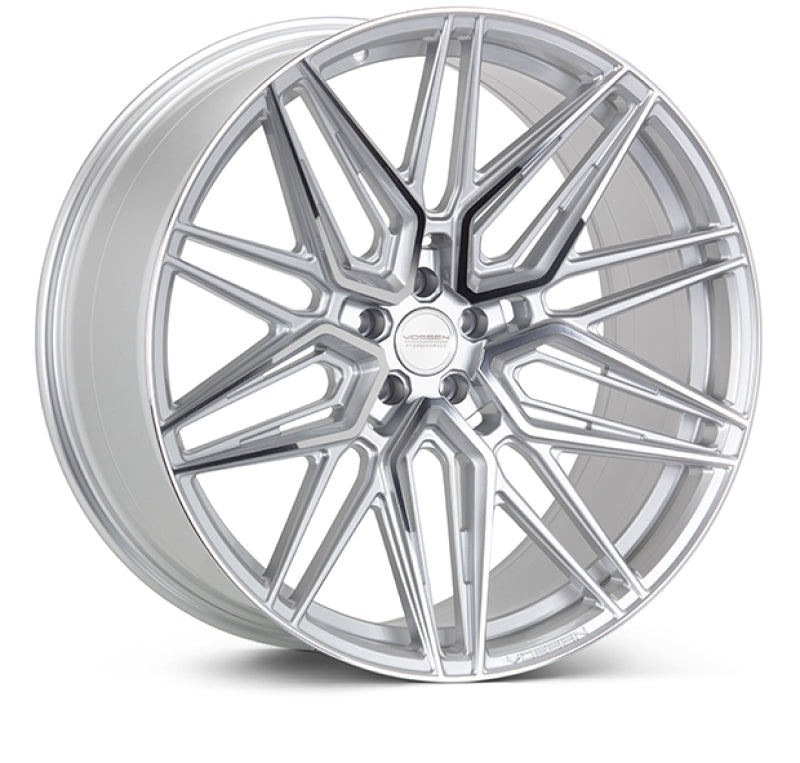 Vossen HF-7 22x10.5 / 5x120 / ET38 / Deep Face / 72.56 - Silver Polished Wheel