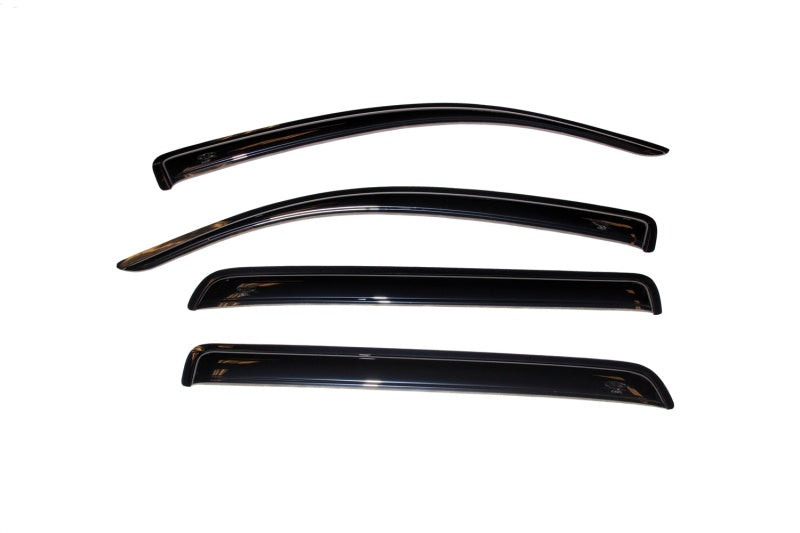 Deflectores de ventana de montaje exterior AVS 07-18 para Toyota Tundra Crewmax Ventvisor, 4 piezas, color humo