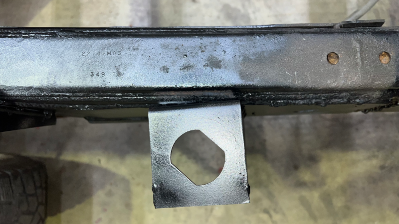 RustBuster Rear Cab Frame Mount - Left — Fits 2004-2012 Chevy Colorado & GMC Canyon