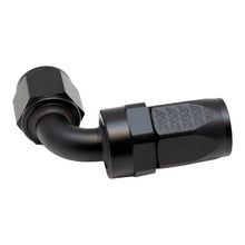 Cargar imagen en el visor de la galería, DeatschWerks 8AN Female Swivel 90-Degree Hose End CPE - Anodized Matte Black