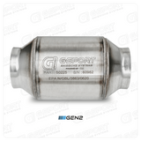 GESI G-Sport 400 CPSI GEN 2 EPA Compliant 2.5in Inlet/Outlet Catalytic Converter-4in x 4in-350-500HP