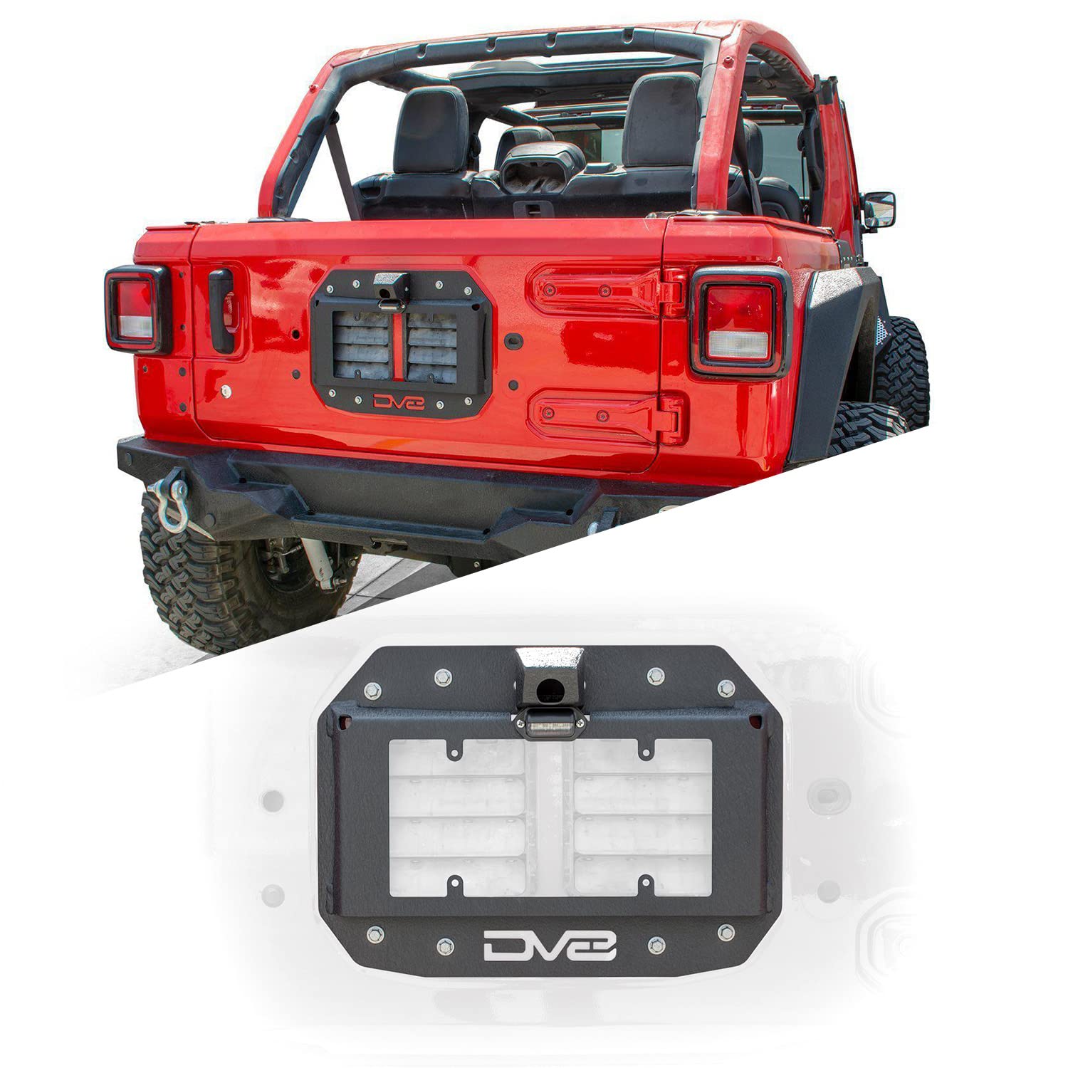 DV8 Offroad Jeep Wrangler JL Spare Tire Delete Kit