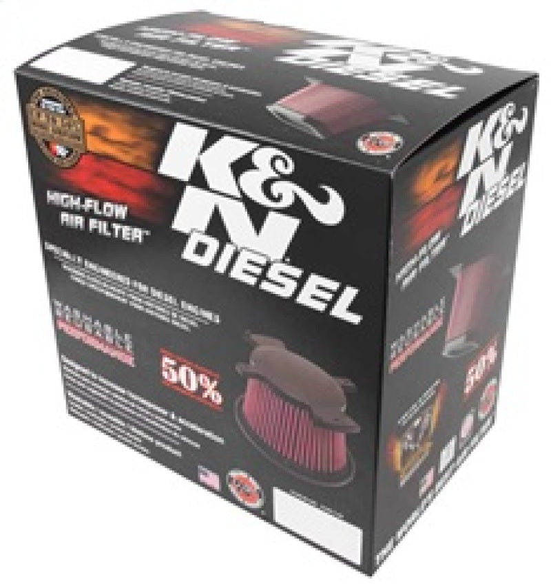 K&N E-0787 High-Flow Replacement Air Filter — Fits 2010-2012 Dodge Ram 2500/3500/4500/5500 6.7L Diesel