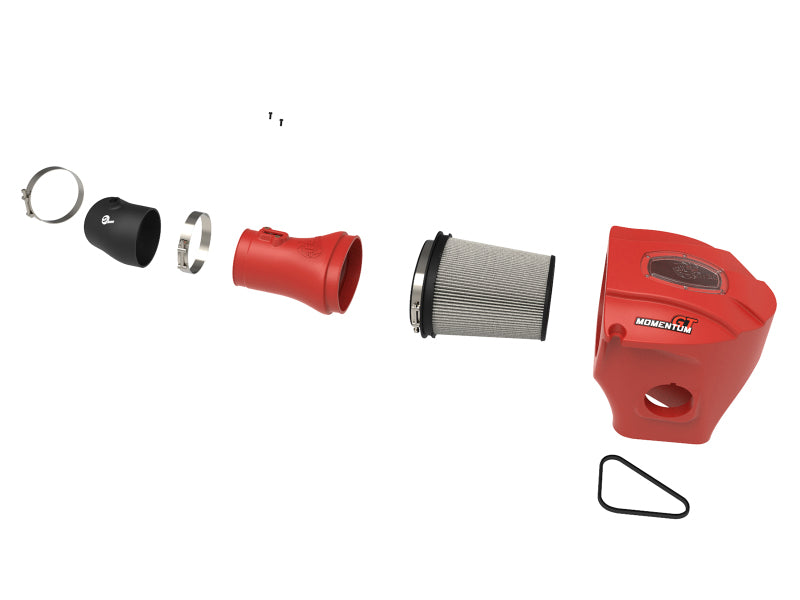 aFe Momentum GT Limited Edition Cold Air Intake (Red) — Fits 15-16 Dodge Challenger/Charger SRT Hellcat