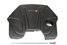 Cargar imagen en el visor de la galería, AMS Performance Infiniti 17+ Q60 / 16+ Q50 3.0TT Alpha Matte Carbon Engine Cover