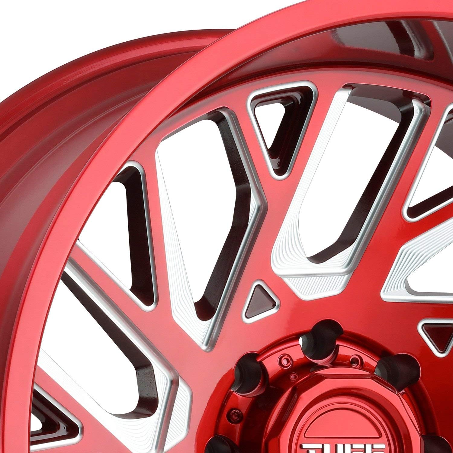 Tuff Wheels TUT4B 22X12 8X6.5 C-RED MILL -45MM