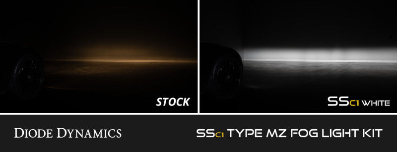 Diode Dynamics SSC1 Type MZ LED Fog Light Kit White SAE Fog