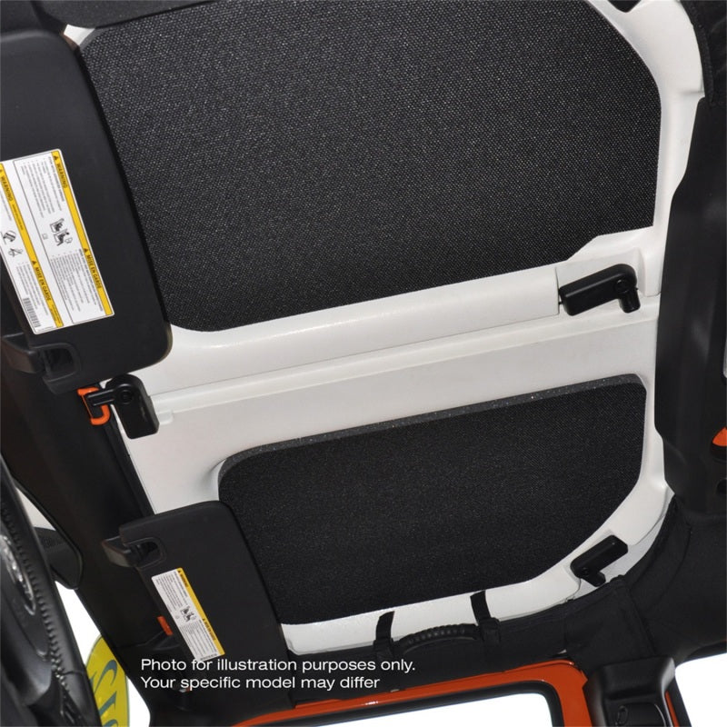 Kit completo de alfombrillas para techo de Jeep Wrangler JL de 4 puertas DEI 18-23, 13 piezas, color negro