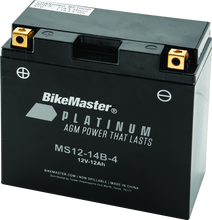 Cargar imagen en el visor de la galería, BikeMaster AGM Battery - MS12-14B-4