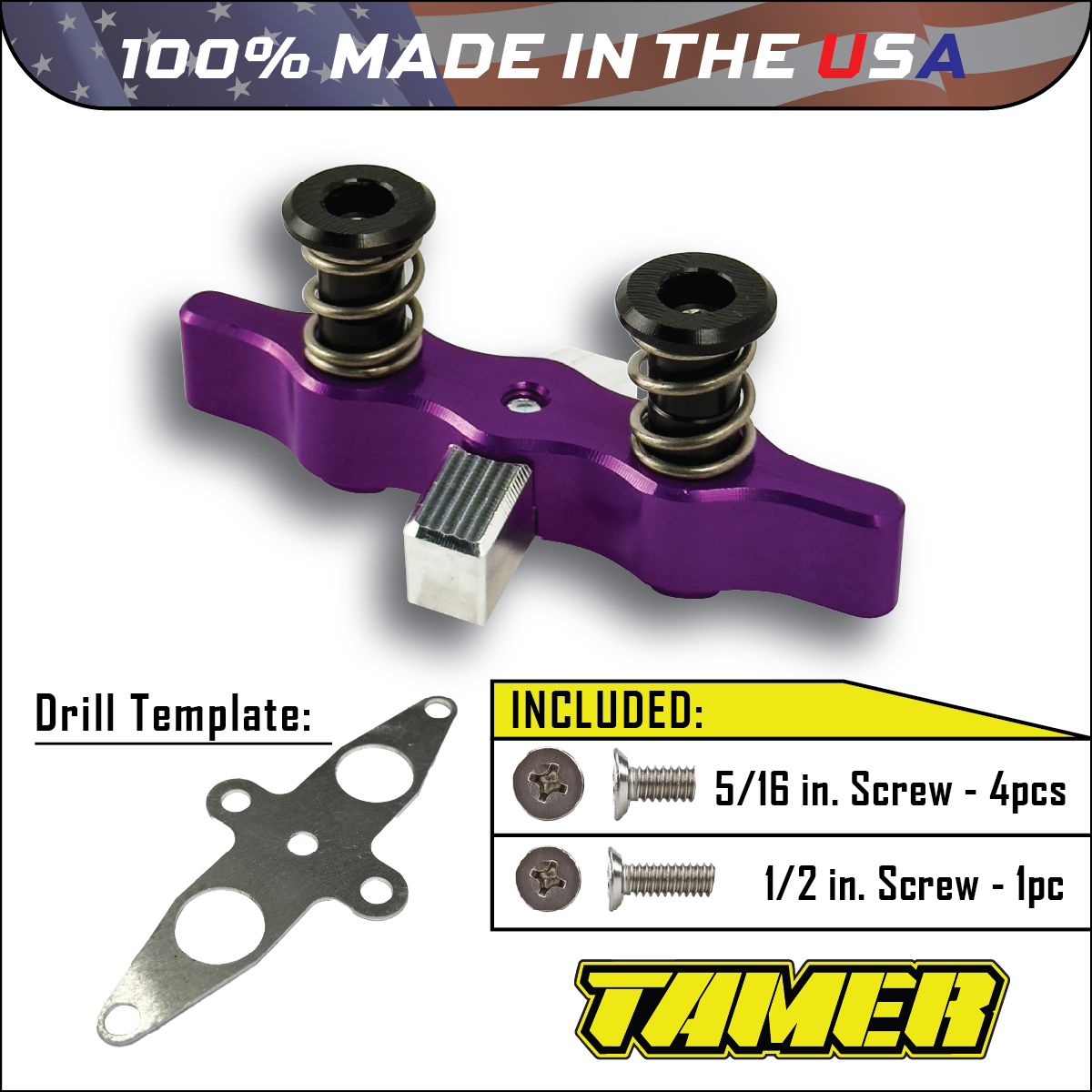 Tamer Double Button X-Wing Purple (HH-DBU-02P)