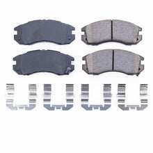 Cargar imagen en el visor de la galería, Power Stop 93-96 Subaru Impreza Front Z17 Evolution Ceramic Brake Pads w/Hardware