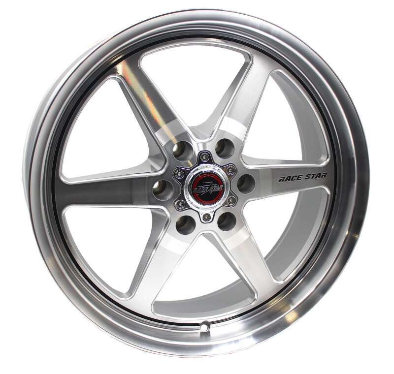 Race Star 93 Truck Star 17x7 6x5.50BC 4.00BS Silver/Machined Wheel
