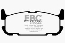 Cargar imagen en el visor de la galería, EBC 04-05 Mazda Miata MX5 1.8 (Sports Suspension) Greenstuff Rear Brake Pads