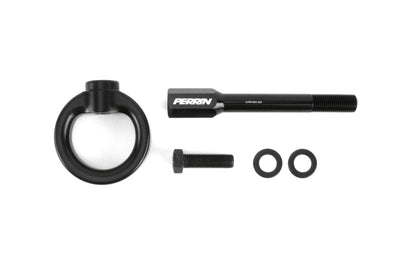 Perrin Front Tow Hook Kit - Flat Black — Fits 2002-2007 Subaru WRX / STI