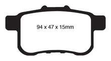 Cargar imagen en el visor de la galería, Pastillas de freno traseras Greenstuff EBC 09-14 Acura TSX 2.4