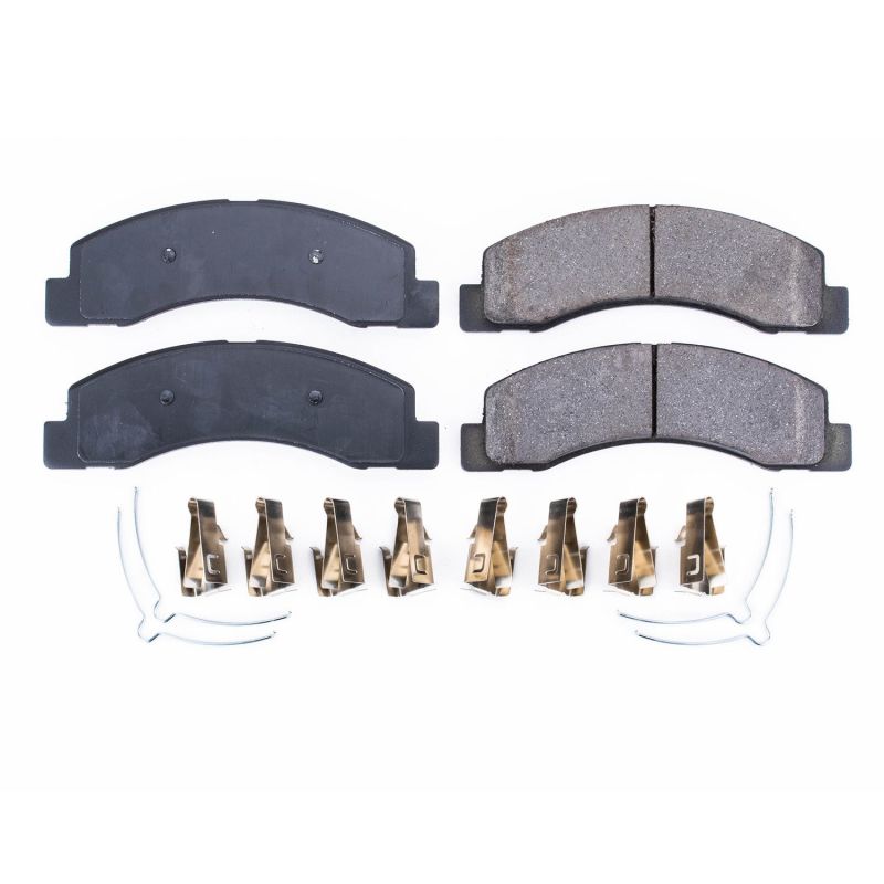 Power Stop 00-05 Ford Excursion Front Z17 Evolution Ceramic Brake Pads w/Hardware