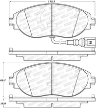 Cargar imagen en el visor de la galería, StopTech 14-18 Audi S3 Street Performance Front Brake Pads