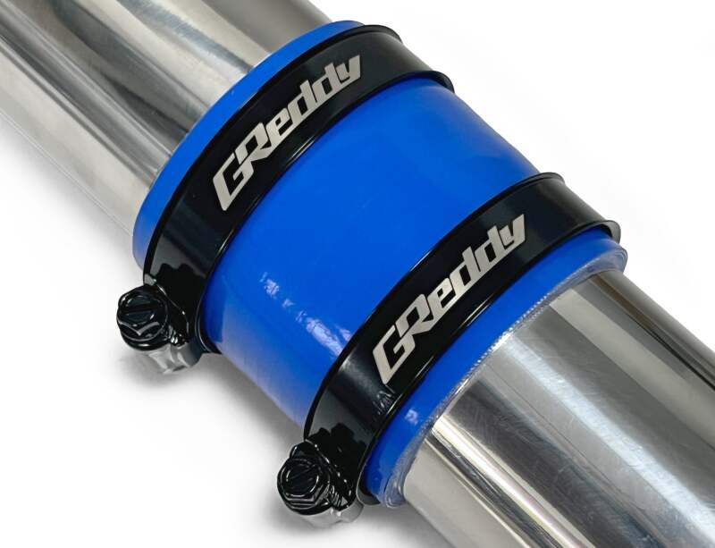 GReddy 68-85mm Dual-Bead Boost Clamp — Black High-Pressure Hose Clamp