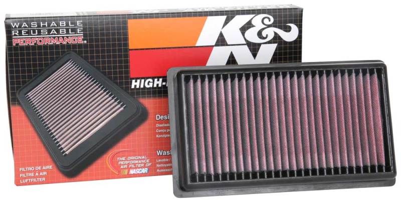 K&N 33-5081 Replacement Air Filter — Fits 2018-2022 Hyundai Accent, 2018-2023 Kia Rio